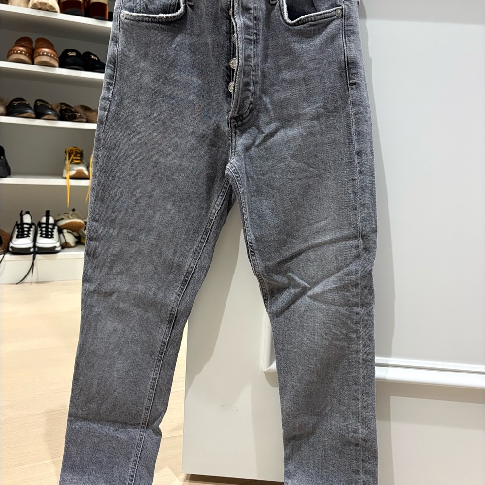 Agolde gray skinny jeans size 23 perfect condition